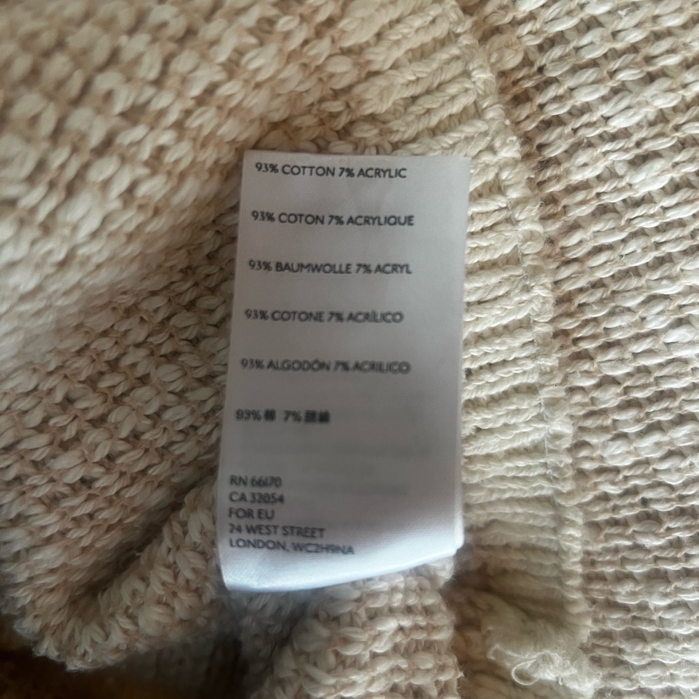 Urban Outfitters Beige Cropped Knit Cardigan - Picture 7 of 7